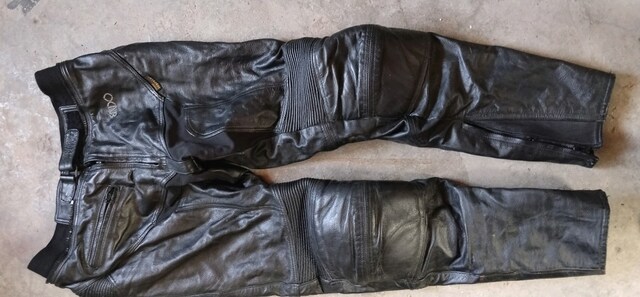 Bering Hakiki Deri Korumalı Motosiklet Pantolonu - 2XL / Temiz