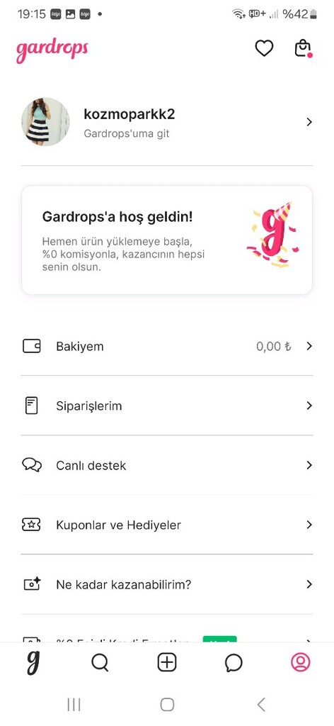 8 ayar top altın küpe - 2