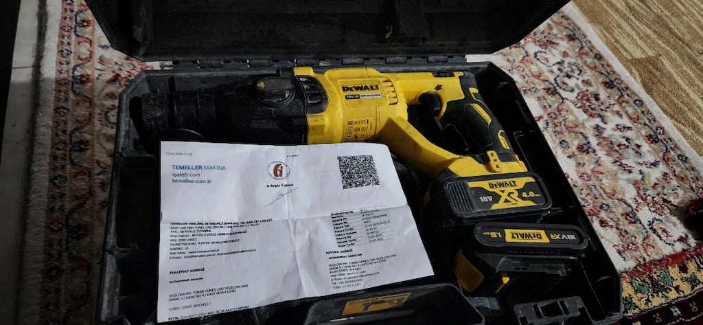 dewalt DCH133NT kırıcı şarjlı hilti - 2