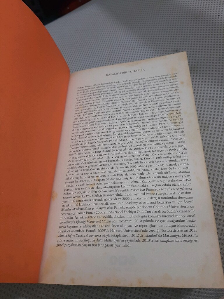 Orhan Pamuk (kafamda bir tuhaflık kitabı) - 4