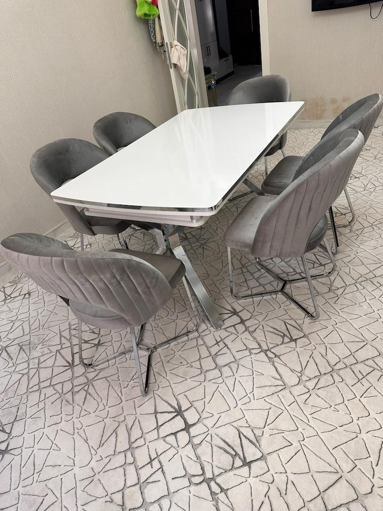 yemek masasi salon masası olarakda kullanılır - 5