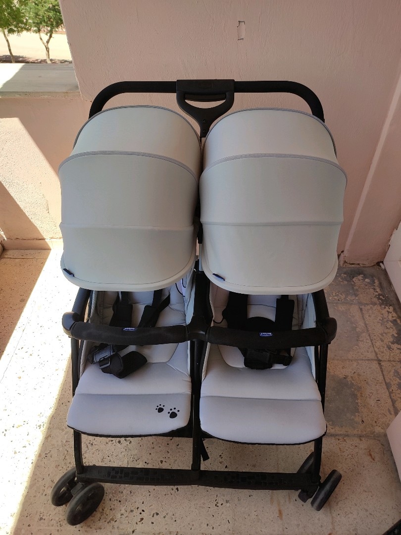 Tertemiz Kullanılmış Chicco Ohlala 2 Twin İkiz Bebek Arabası - 6