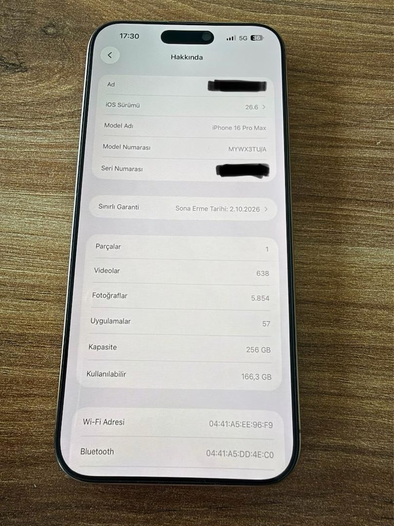 İPHONE 16 PROMAX 256 GB PİL SAGLIGI 87 AÇIKLAMAYI OKUYUN - 6