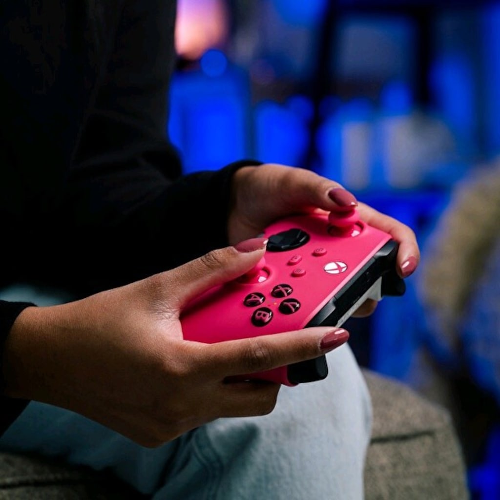 Deep Pink Xbox Joystick - 4