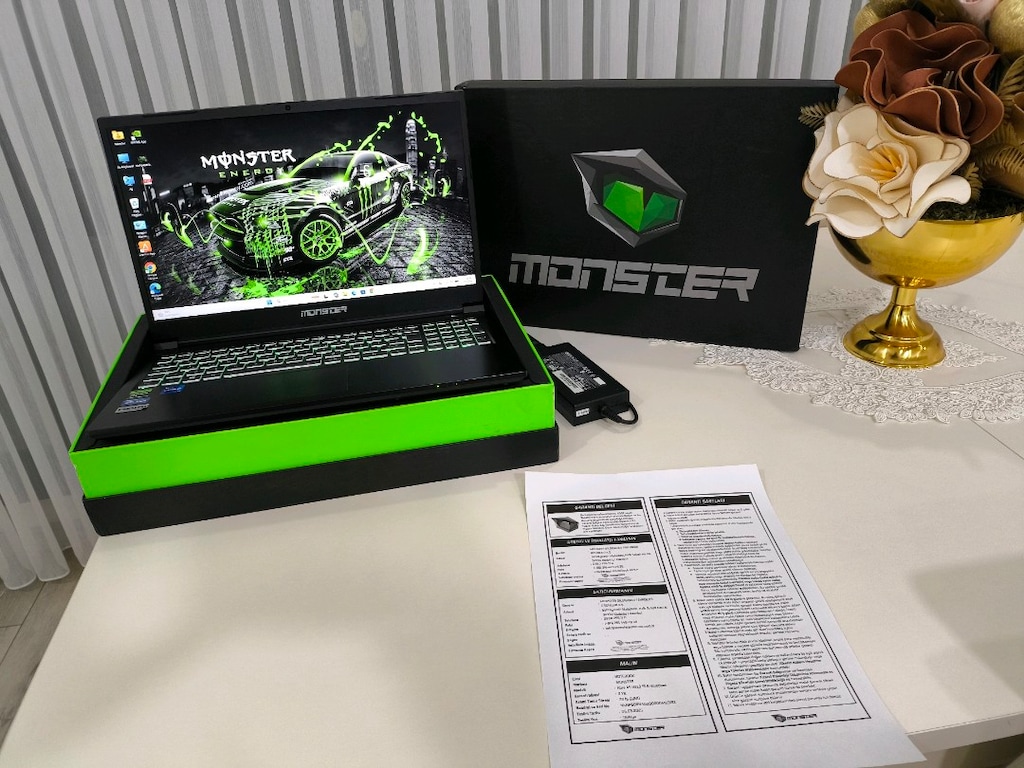 i7 12. Nesil Monster G@ming garantili oyun canavarı laptop - 2