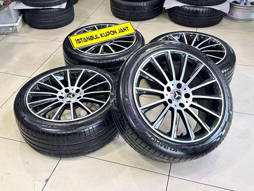 18 İNÇ SIFIR ! MAYBACH JANT LASTİK TAKIMI 1AYLIK 5x112 MERCEDES 2026 - 3