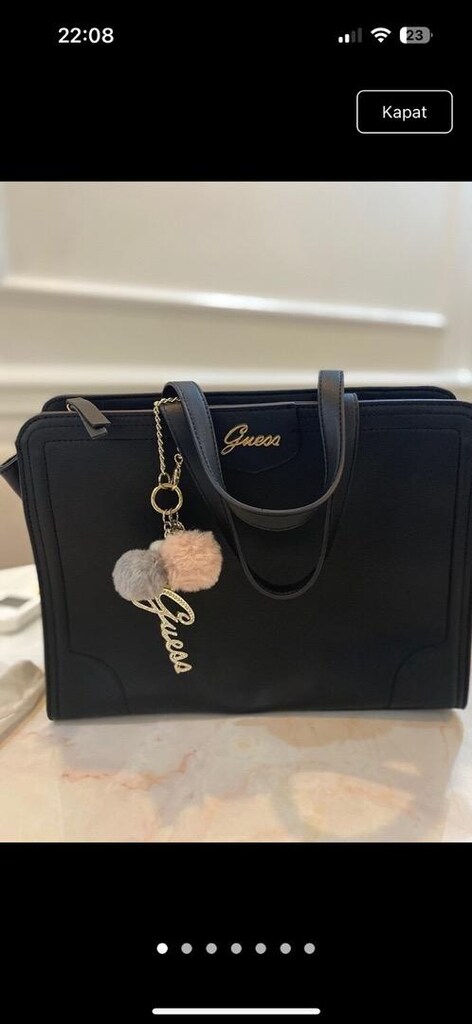 Guess siyah kadın kol çantası