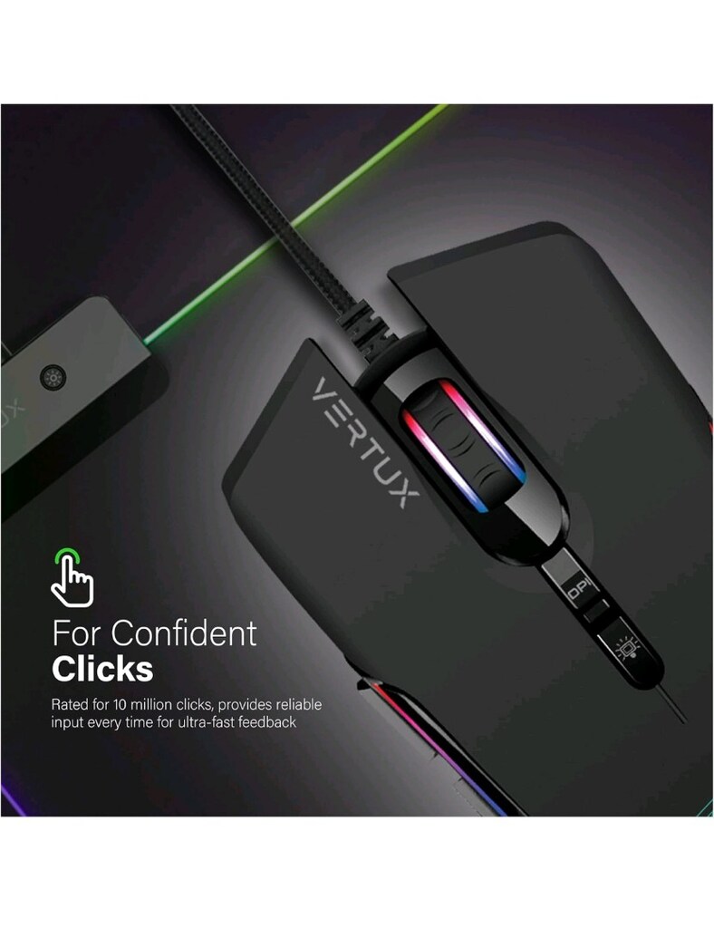 Vertux Oyuncu Mouse GameCharged - 3