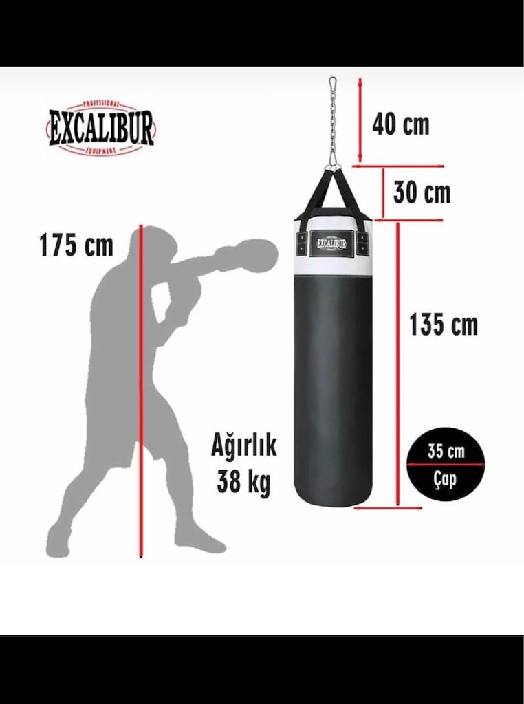 EXCALİBUR sunstar profesyonel kum torbası. - 2