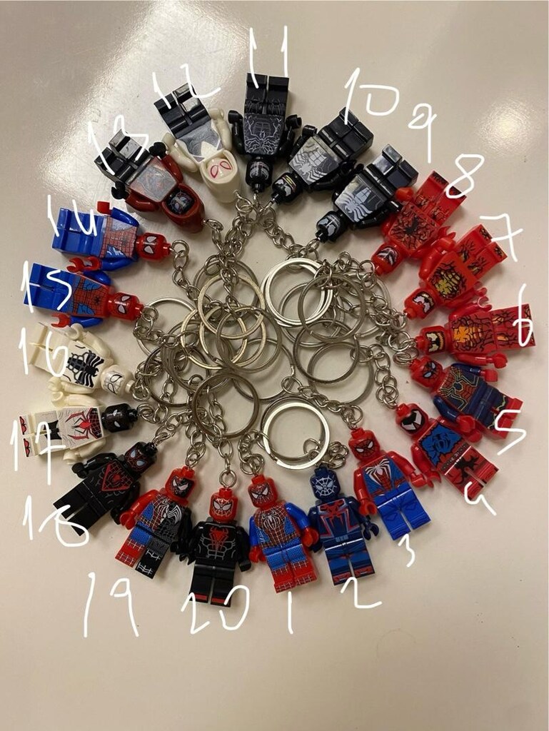 Lego Spiderman Anahtarlık Seti - 4