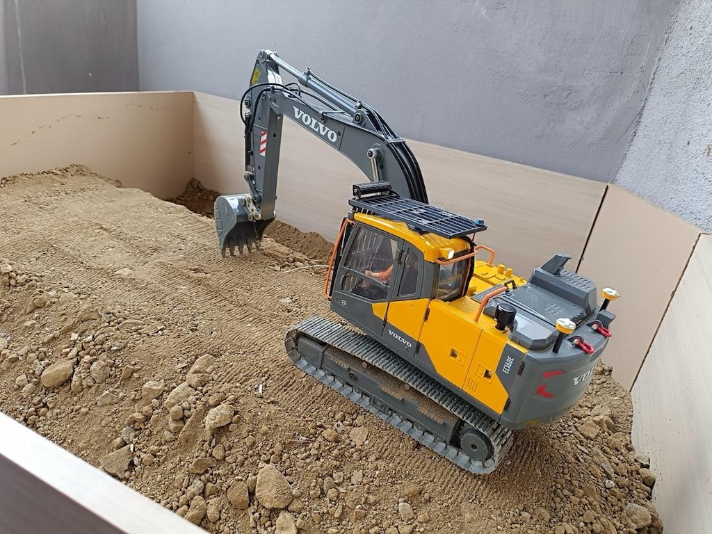 Rc Ekskavatör 1/14 Double e hoby Volvo 160e Extralı - 6