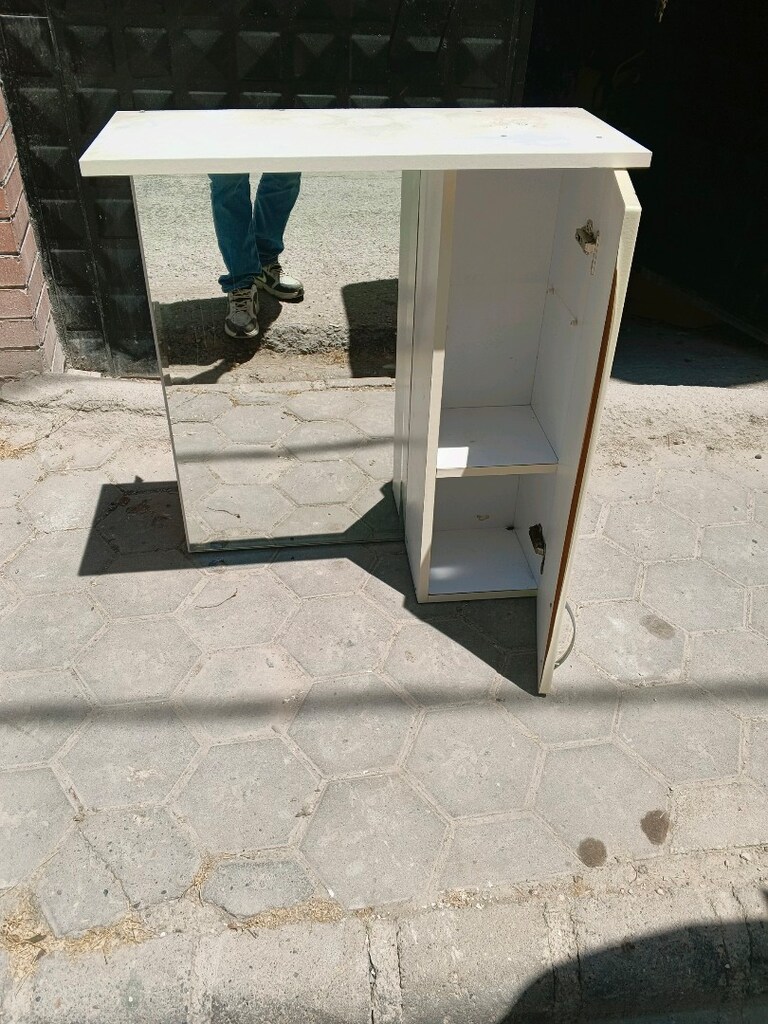 banyo üst dolabı aynalı - 2