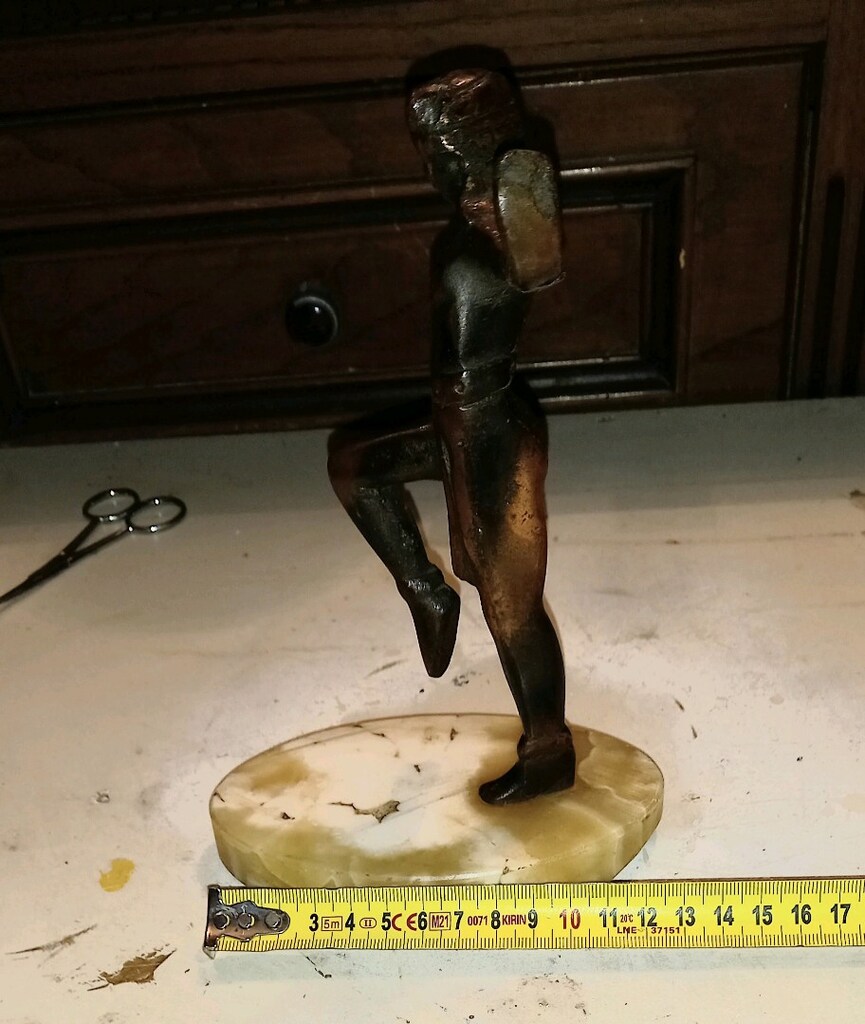 ANTİKA, BRONZ "DANCİNG CLEOPATRA" BİBLO - 5