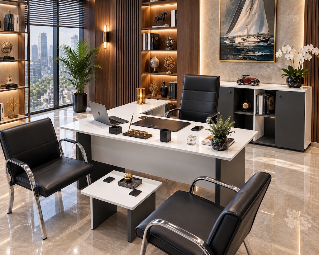 FABRİKADAN HALKA -150cm 150cm OFİS MOBİLYASI BÜRO MASA TAKIMI ! - 12