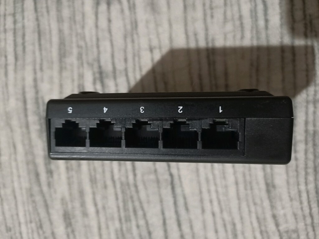 5 port hub v.net - 2