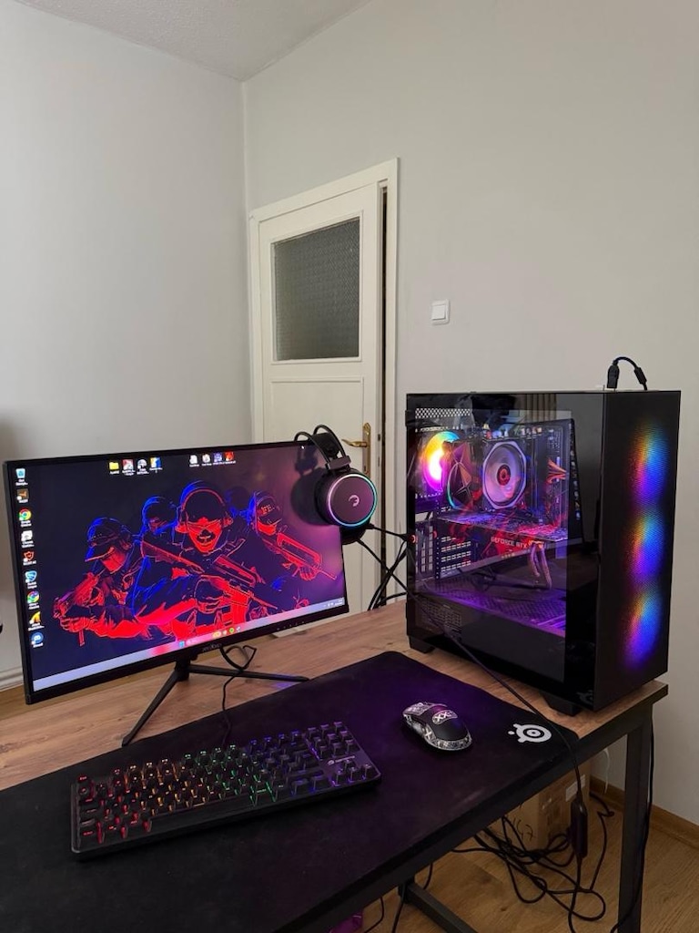 R5 5600 RTX2070 SUPER 24'' 240HZ FULL SETUP Her şey dahil Oyuncu PC - 2