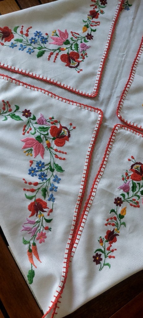 ANTIKA AVRUPA NAKIS MACAR ORTU 86CM BOL BIBERLI VE CİCEKLER TEMA SİFİR - 9