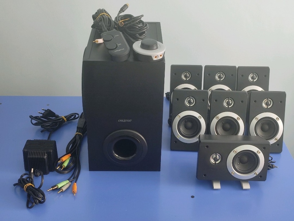 Creative İnspire T7700 + Audigy Rx 7+1 Deluxe Special Edition - 8