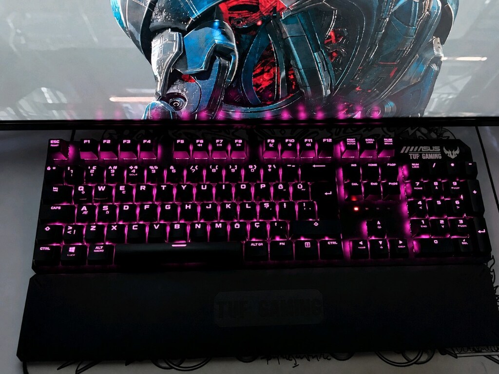 ASUS TUF Gaming K3 Mekanik Türkçe Klavye – Red Switch –16 Ay Garantili - 2