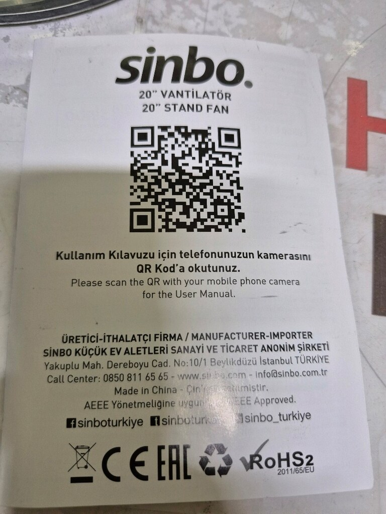 Sıfır sinbo vantilatör 2 yıl garantili - 6