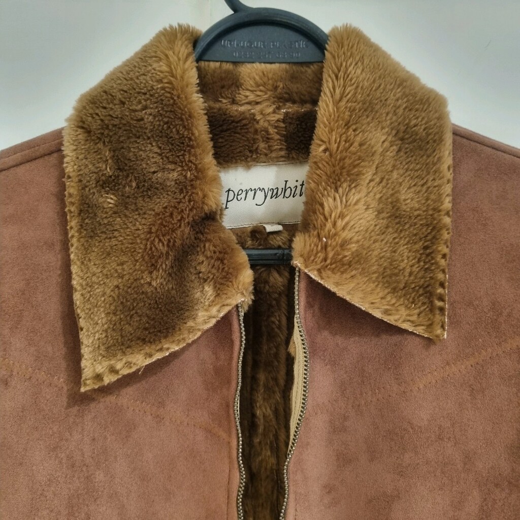 Kahverengi Süet Detaylı Mont - 2