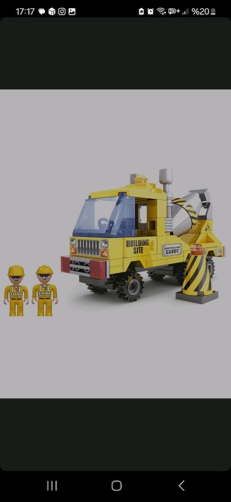 BLX LEGO 29403 İŞÇİLER ÇİMENTO KAMYONU - 2