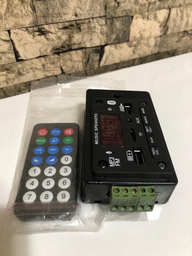 80 Watt müzik çalar dc12 çift usb telefon şarj girişili - 3