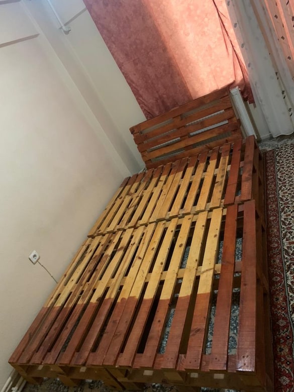 Rustik Palet Çift Kişilik Yatak