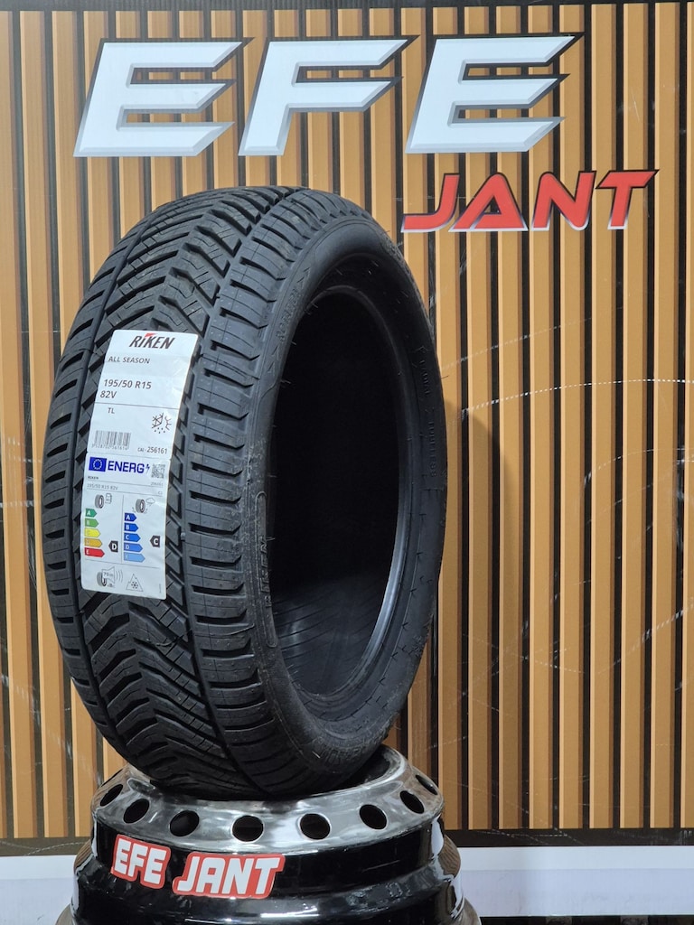 RİKEN (michelin) 195/50/15 // 4 MEVSİM // SIFIR // DOT 2025 // - 2
