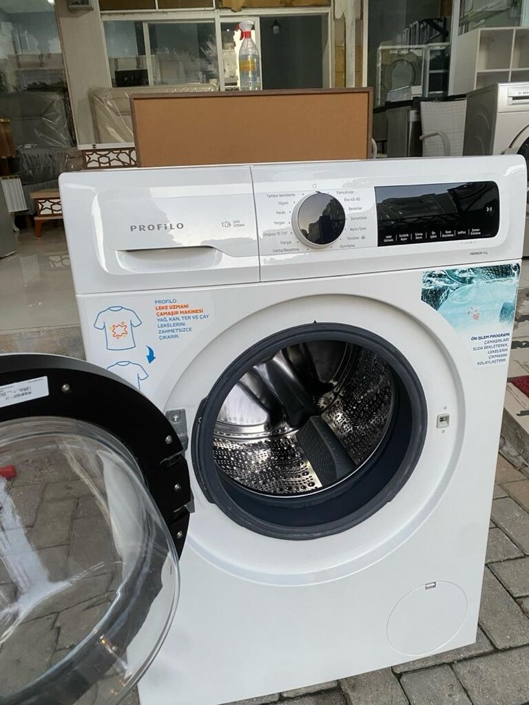 Sıfır Ayarında Profilo Full Dokunmatik Yeni Nesil Kaliteli Çamaşır Mak - 4