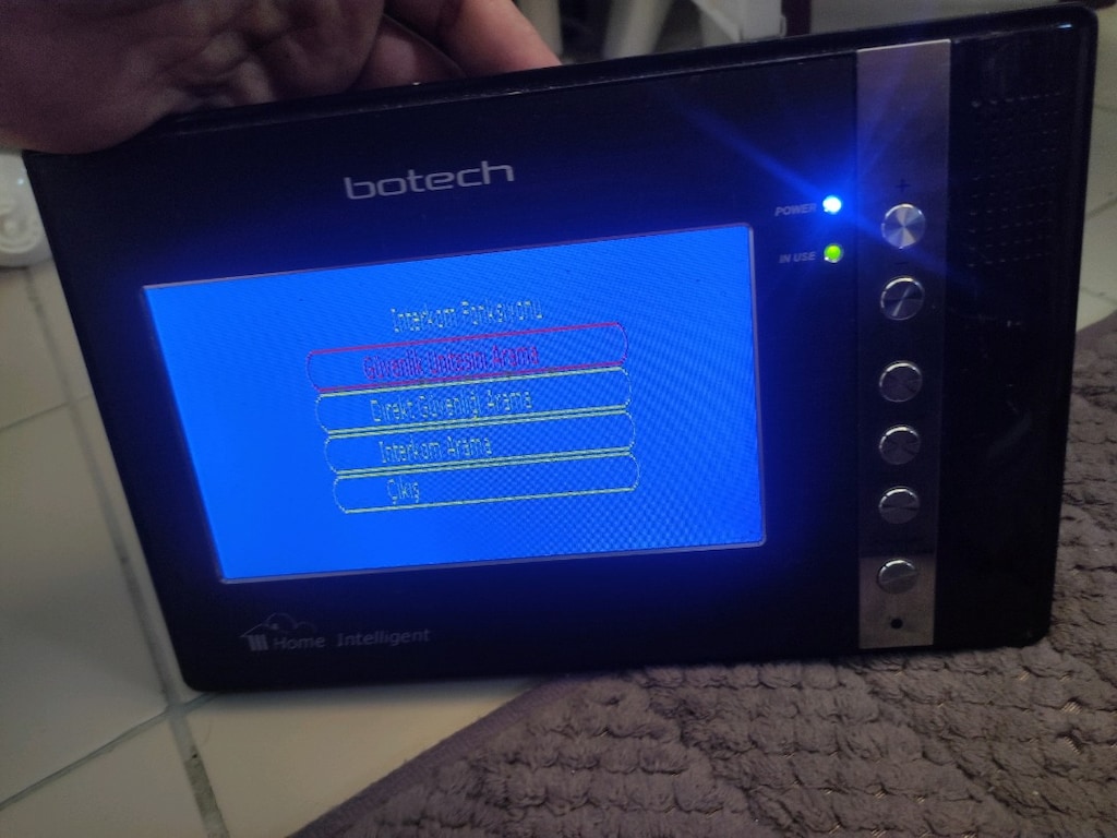 Botech AT1/C7/A4-B Akıllı Ev ve Diafon Monitörü - ÇALIŞIR DURUMDA - 5