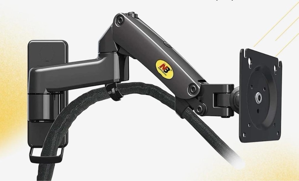 Nb F150 17"-35" Duvara Montaj Amortisörlü Monitör Standı - 7