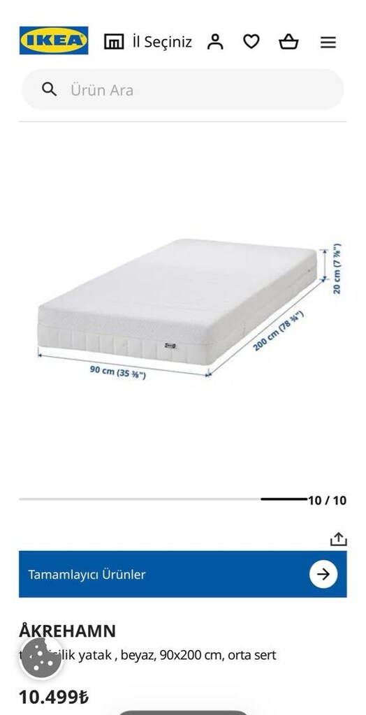 ikea karyola lata ve yatak - 3