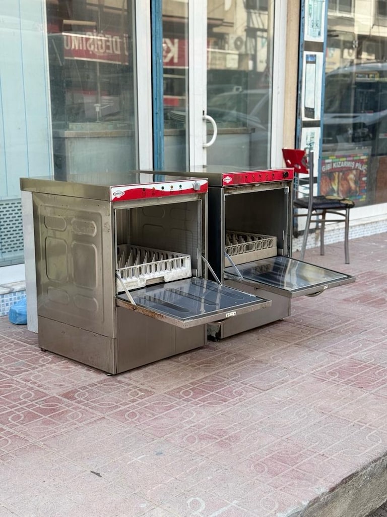 sanayi tipi bulaşık makinesi endüstriyel bulaşık makinası 500 lük bula - 17