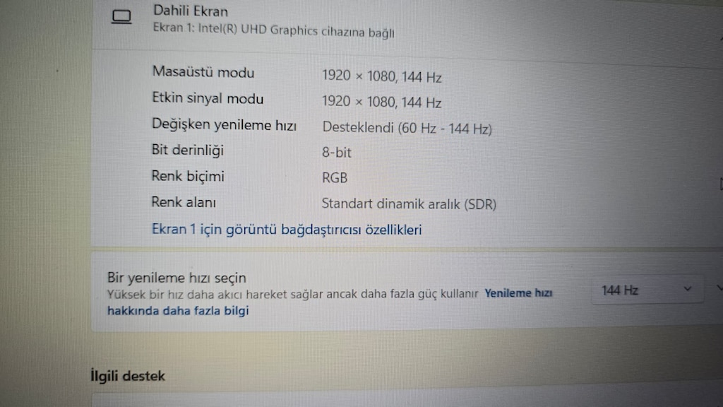 HP VİCTUS LAPTOP İ5 14500H - RTX4060 - 1TB M2 - 16GB DDR5 RAM - 6