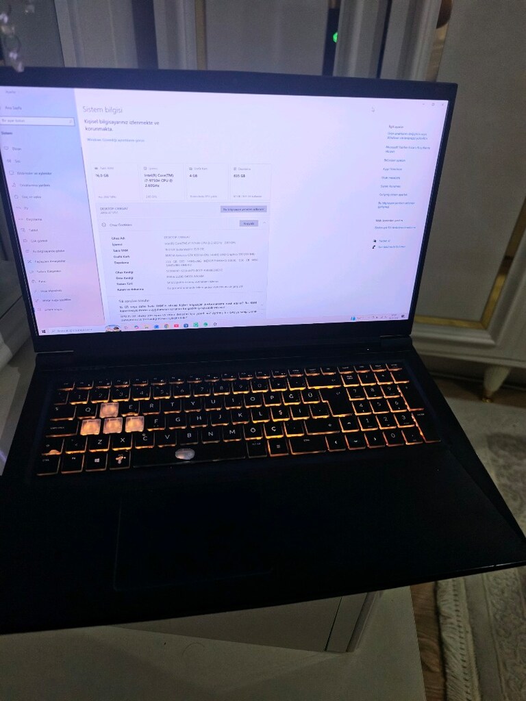monster i7 işlemci 4 GB ekran kartı 17.3 inç ekran - 2