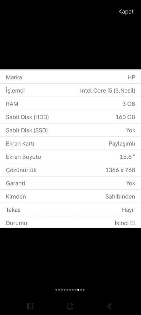 hp diz üstü laptop - 10