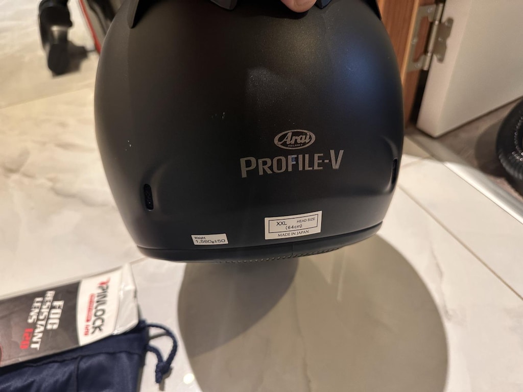 Arai Profile-V Mat Siyah Kask XXL (64 cm) + Pinlock - 3