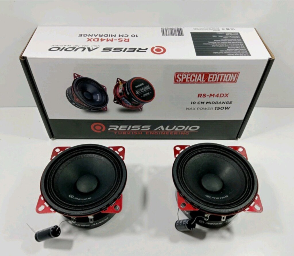 REİSS AUDIO RS-M4DX 10 CM MİDRANGE PRO SERİ 150 WATT 50 RMS SIFIR ÜRÜN - 2