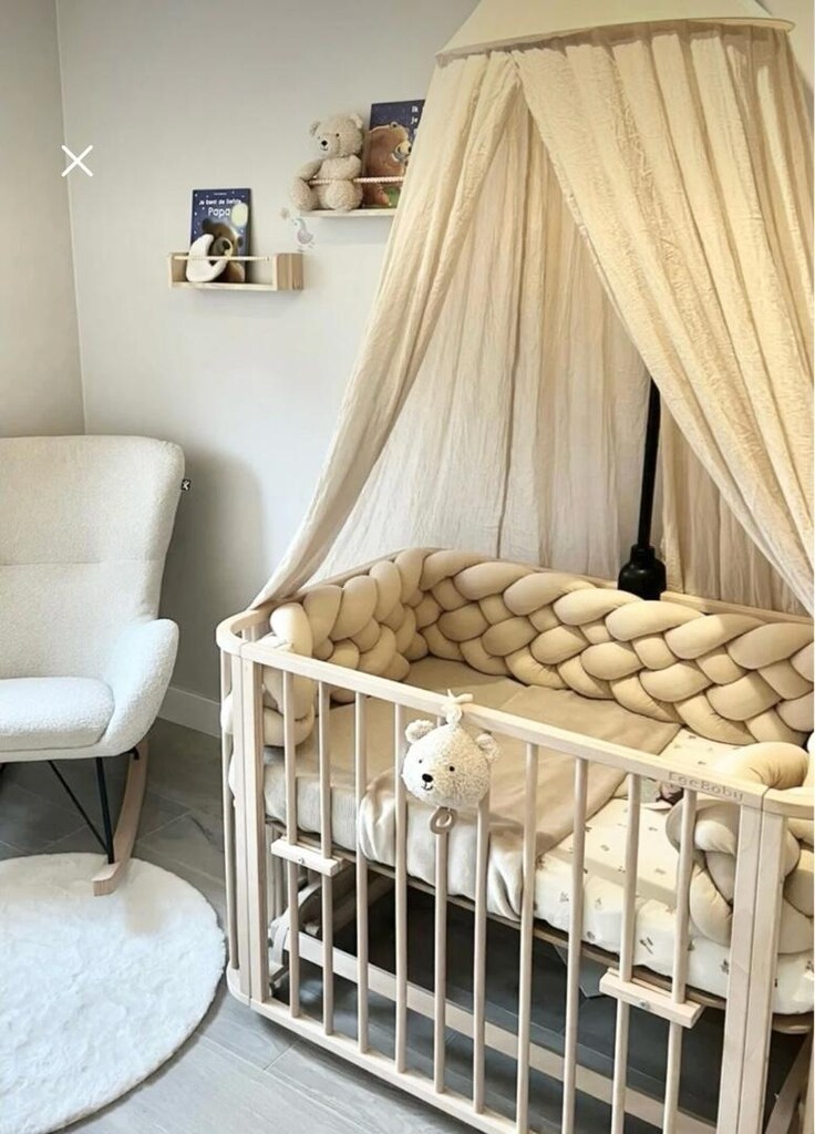 Ege baby ahşap 4in1 beşik + uyku seti - 6