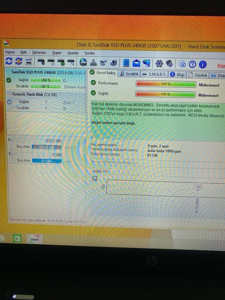 6 Ram/3- 5 Sn de açılır / ÇOK HIZLI LAPTOP/LEPTOP - 5