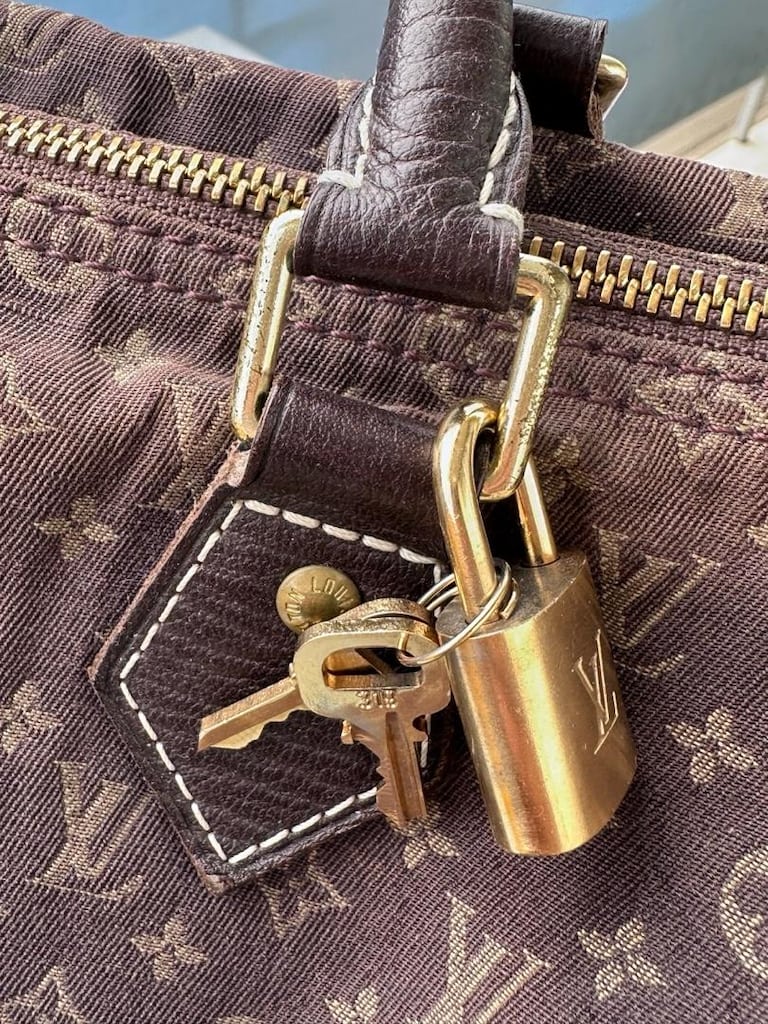 Louis Vuitton mini lin Speedy 30. - 8