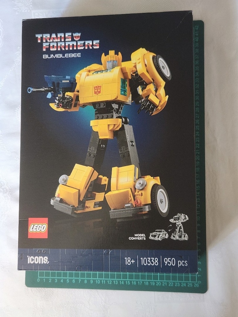 LEGO 10338 Icons Transformers Bumblebee figür Robot Aksiyon Yapım Seti - 13