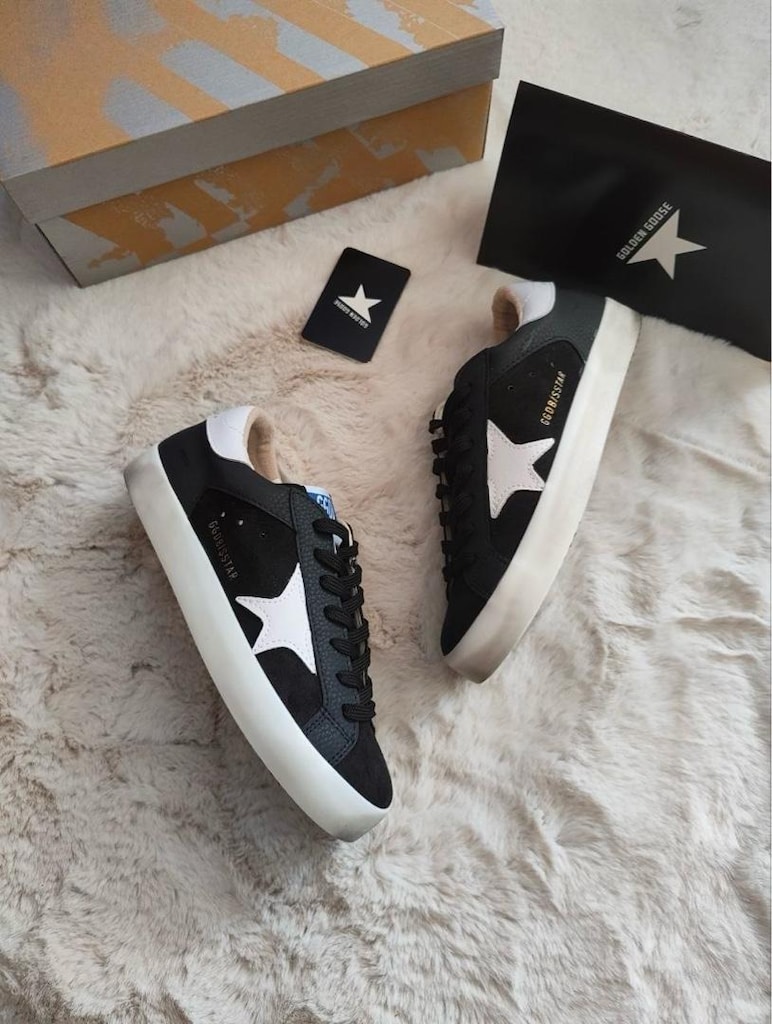 ‼‼‼GOLDEN GOOSE SUPERSTAR SİYAH UNISEX - 5