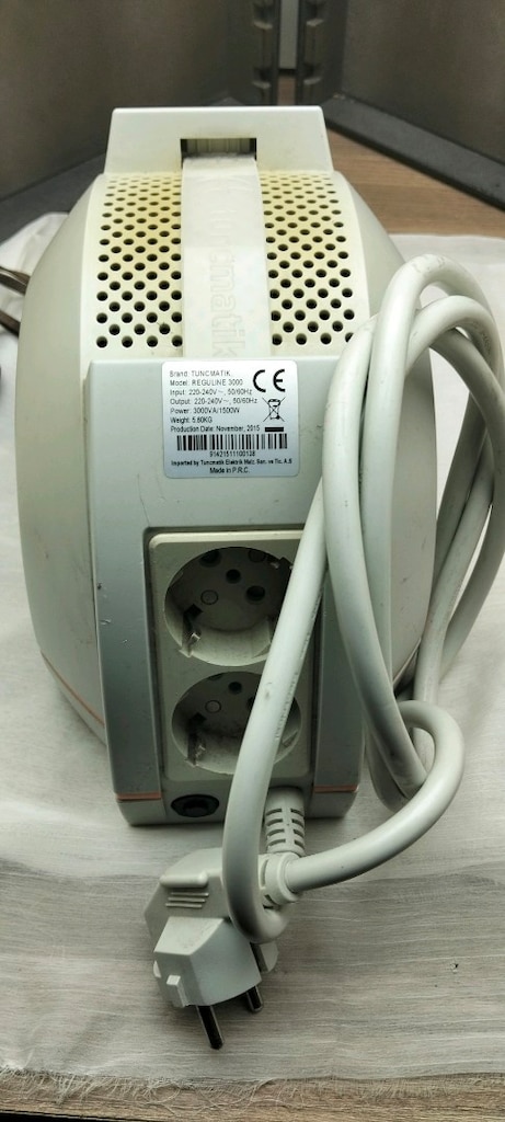 Tunçmatik Reguline 3000VA 1500W Voltaj Regülatörü - 3