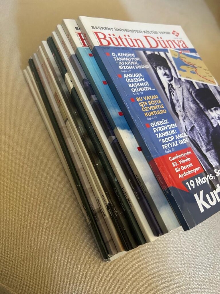 Bütün Dünya Dergi Kolleksiyonu toplu satılıktır detaylar açıklamada - 7