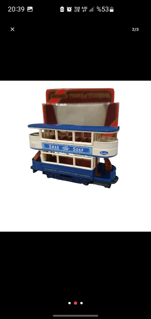 1/43 Matchbox Preston Tramcar Y-15 1920 - 2