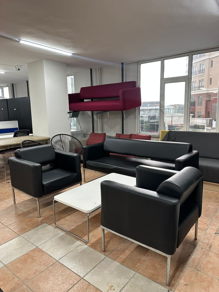 Klas Ofis Üsküdar Winlex Deri Ofis Koltuk Takımı Yenilenmiş Ürün - 4