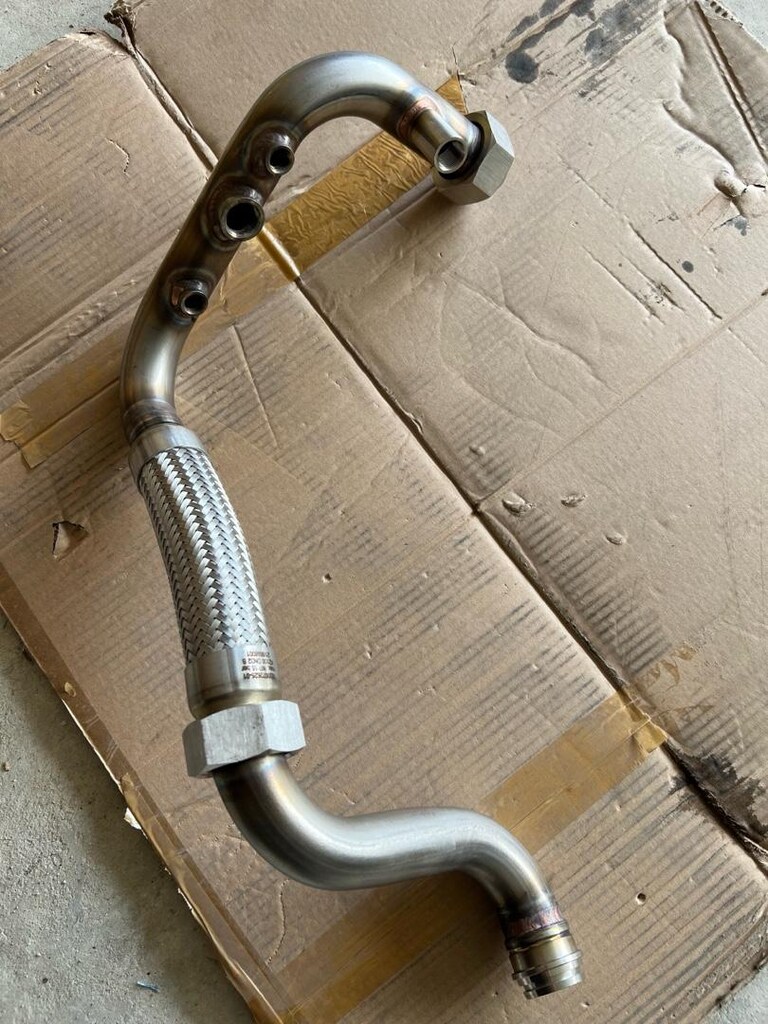 Paslanmaz Örgülü DN32 Metal Hortum Boru Grubu + İşlenmiş YEDEK PARÇA - 7