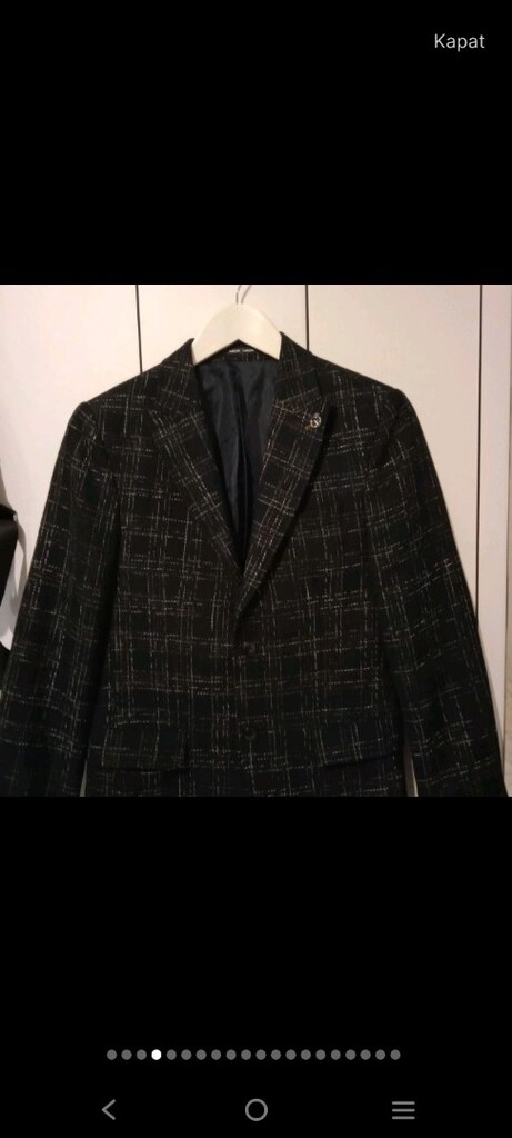 erkek ceket slim fit 46 beden - 6